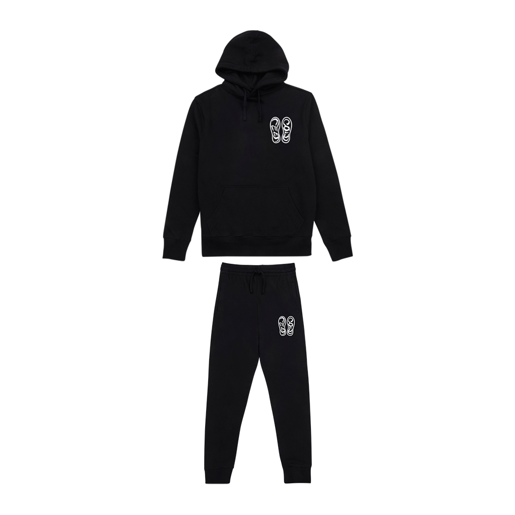 COLD FEET BLACK TRACKSUIT