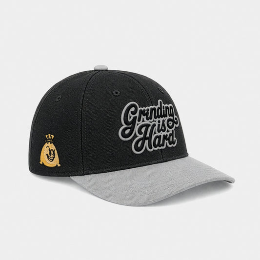GRINDING IS HARD CAP 2026 - BLACK / GREY