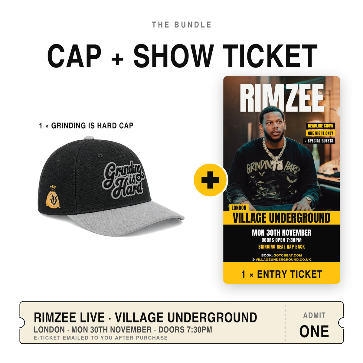 FREE AT LAST HEADLINE SHOW BUNDLE + CAP