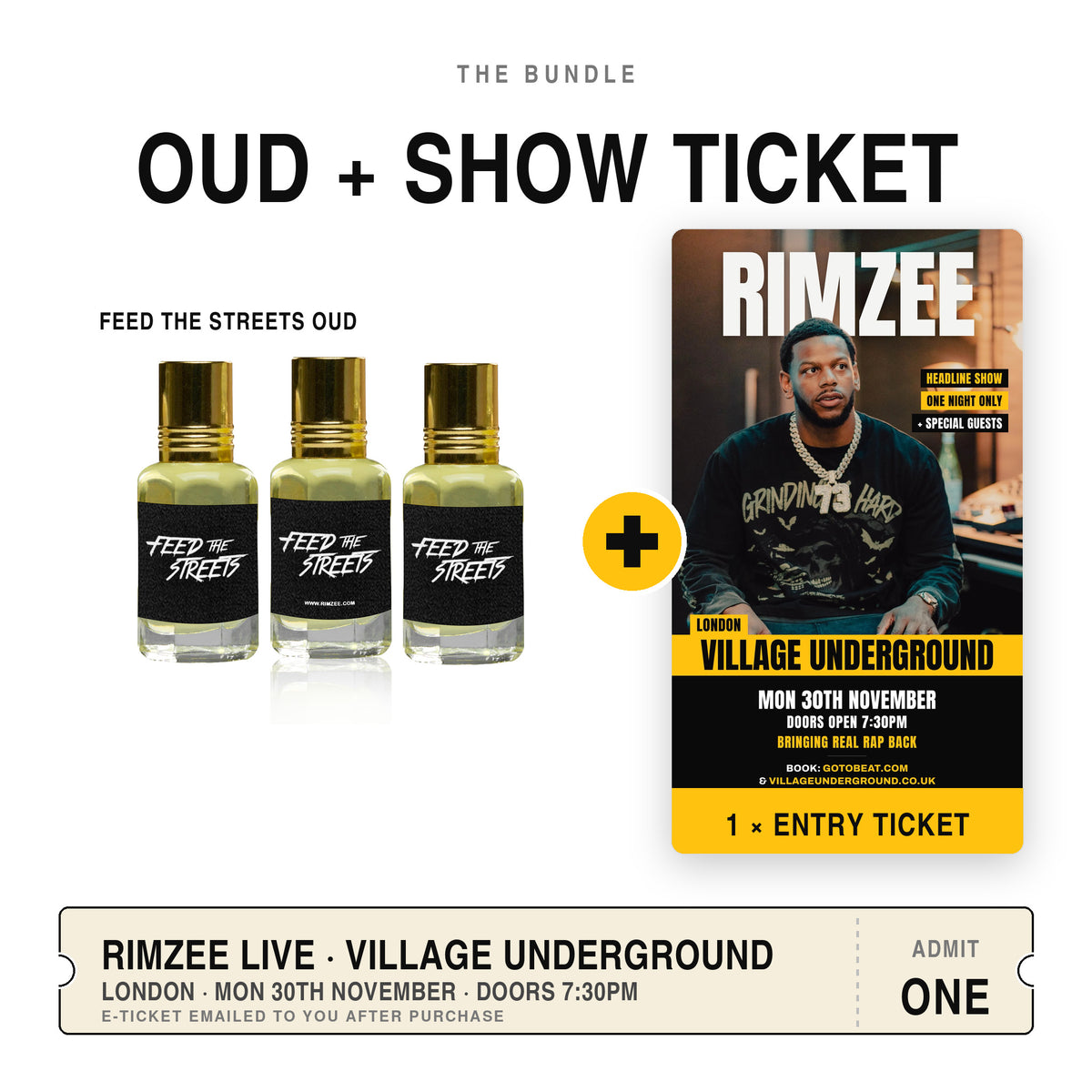 FREE AT LAST HEADLINE SHOW BUNDLE + OUD (X3 Bottles)